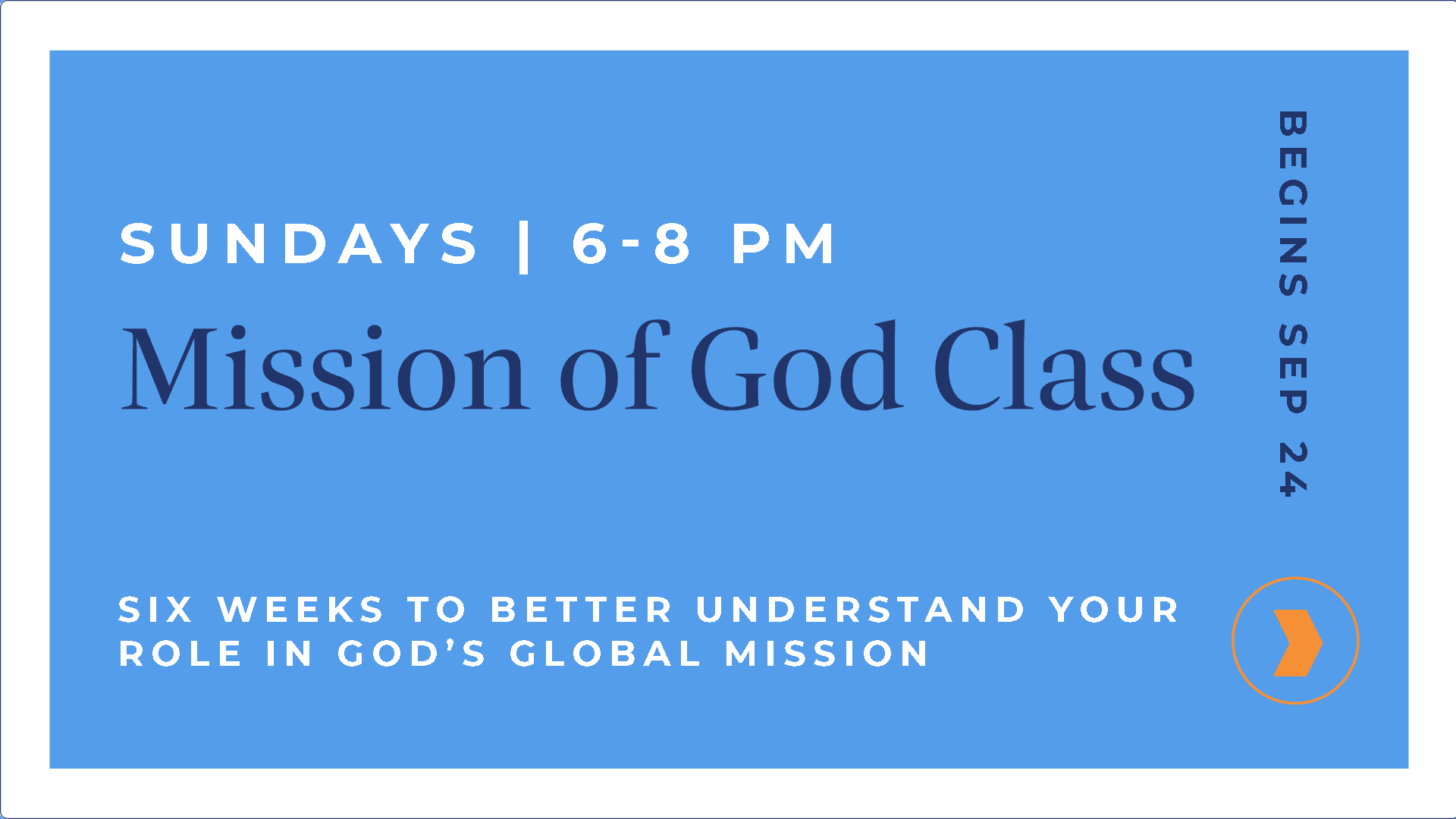 Mission of God Class