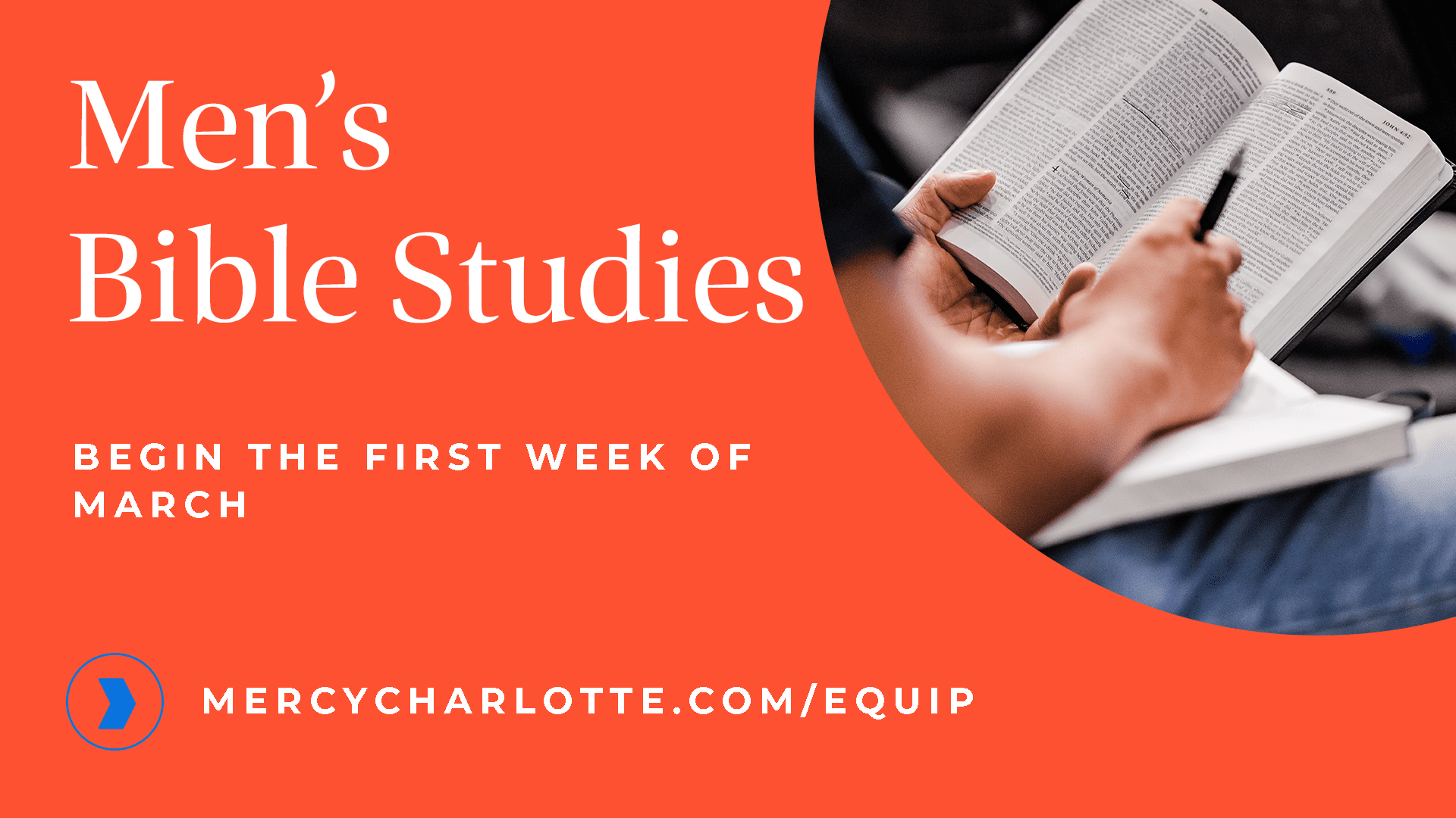 Mens Bible Studies Starting in March - Men's Bible Studies