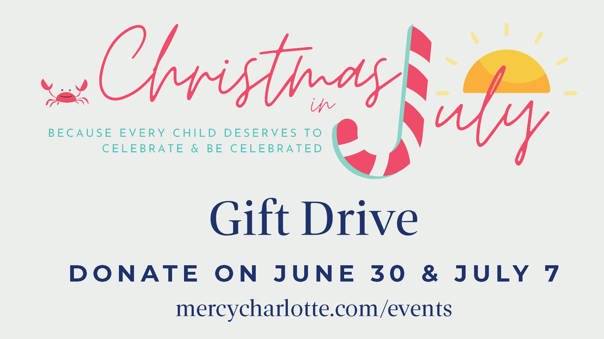 Christmas in July Gift Drive
